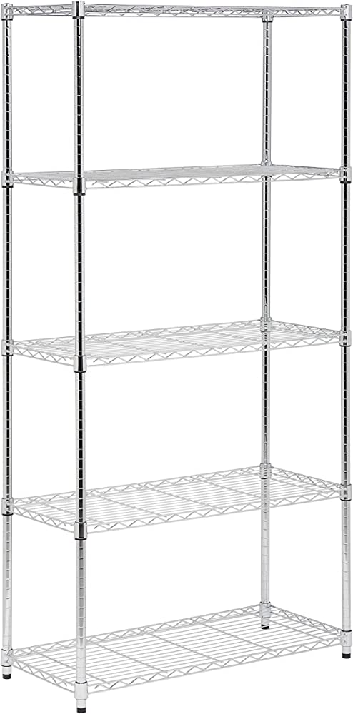 5-Shelf Wire Shelving Unit