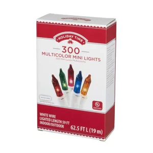 Multicolor Mini Christmas Lights 300 Count