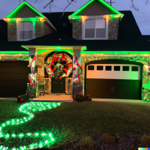 St Patricks Day Decorations with Christmas Lights