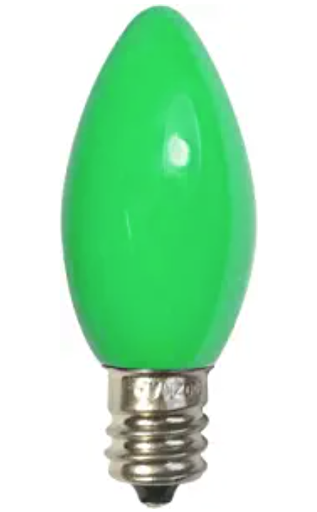Ceramic C9 Christmas Light Bulb
