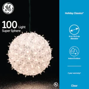 GE Holiday Classics Christmas Lights Sphere