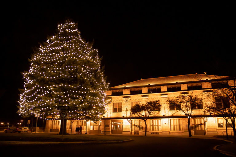 Christmas Lights in Missoula, Montana