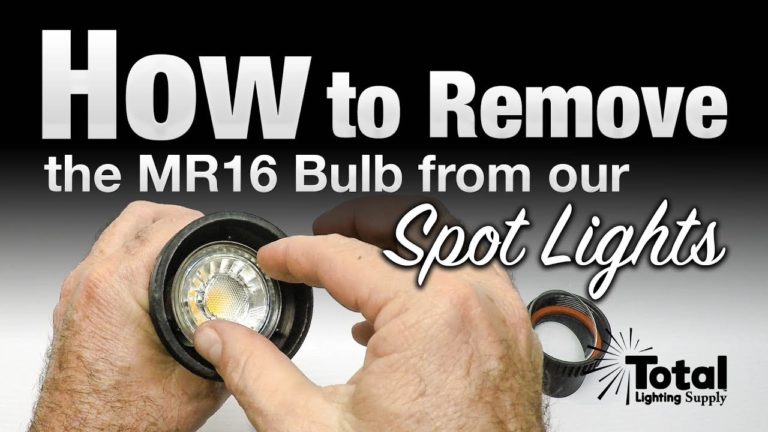 How to Remove an MR16 Light Bulb