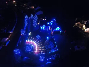 My Light Show in Michigan courtesy of Tacky Light Tour
