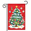 12"x18" abzdfty Double Sided Merry Christmas Garden Flag Decor