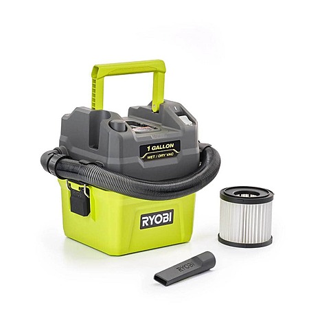 1-Gal Ryobi One+ 18V Cordless Wet/Dry Vacuum (Tool Only)