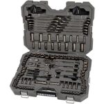 154-Pc Craftsman Overdrive Mechanics Tool Set w/ SAE/Metric Sockets (Gunmetal Chrome)