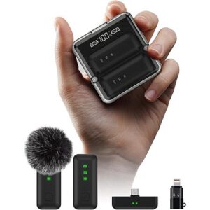 2-Pc IVANKY Mini Wireless Lavalier Microphone w/ Charging Case $13.50 + Free Shipping w/ Prime or $35+ Orders