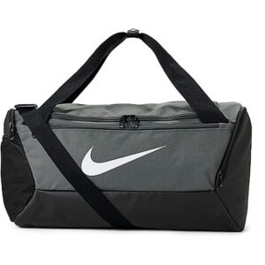 20" Nike Small Unisex Adult Brasilia 9.5 Training Duffel Bag (Grey/Black/White)