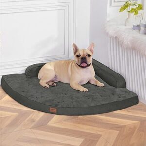 35" MEKIY Orthopedic Corner Dog Bed w/ Sides (Various Colors)