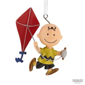 Hallmark Peanuts 75th Anniversary Charlie Brown w/ Kite Christmas Ornament