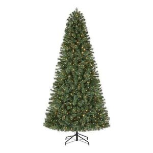 Home Accents Holiday 7.5' Festive Pine LED Pre-Lit Artificial Christmas Tree T10