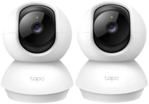 [Resale, AC] $23.18: 2-Pack TP-Link Tapo 2K Pan/Tilt Security Camera (C210P2, White) (Used - Like New) at Amazon