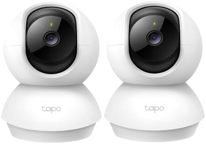 [Resale, AC] $23.18: 2-Pack TP-Link Tapo 2K Pan/Tilt Security Camera (C210P2, White) (Used - Like New) at Amazon