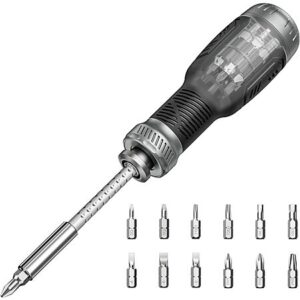 Wesdut 13-in-1 Multi Bit Screwdriver & Nut Driver Set