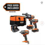 18V Brushless Cordless 2-Tool Combo Kit + Brushless Mid Torque Impact Wrench