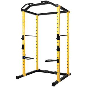 BalanceFrom PC-1 Series Power Cage w/ Lat Pull-down & Cable Crossover Attachment
