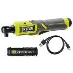 Select Home Depot Stores: 3/8" RYOBI Ratchet Kit w/ 2.0 Ah Battery & USB Cable