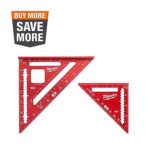 Select Stores: Milwaukee 7" Rafter Square and 4-1/2" Aluminum Trim Square Set