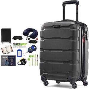 20" Samsonite Omni Hardside Luggage w/ Spinner Wheels + 10-Piece Accessory Kit