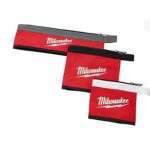 3-Pack Milwaukee Multi-Size Zipper Tool Bags (Red, 14", 8" & 6")