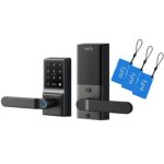 eufy Smart Lock C33 Keyless Fingerprint Door Lock w/ Handle + 3 NFC Cards