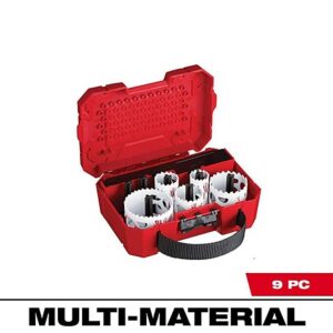 9-Pc Milwaukee Hole Dozer General Purpose Bi-Metal Hole Saw Set
