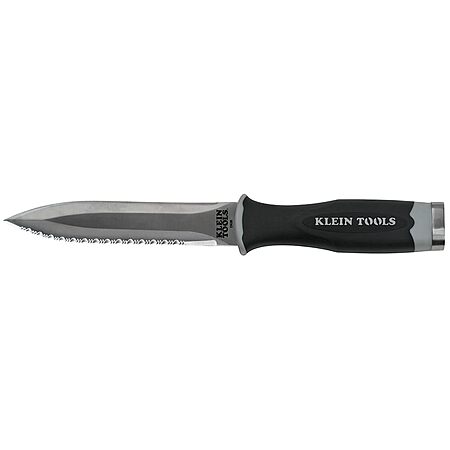 Klein Tools Serrated Stainless Steel Duct Knife w/ 5.5'' Blade