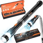 Lenski Telescoping Extendable Magnetic Pickup LED Flashlight (Black)