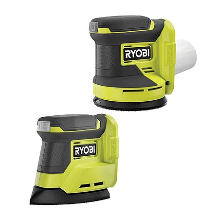 RYOBI ONE+ 18V Random Orbit Sander & Corner Cat Finish Sander Kit (Tools Only)