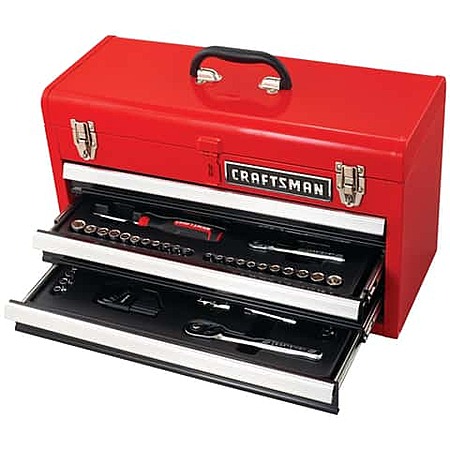 104-Piece Craftsman 1/4" & 3/8" Drive SAE Mechanics Tool Set
