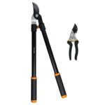 2-Pc Fiskars Lopper & Hand Pruner Garden Tool Set
