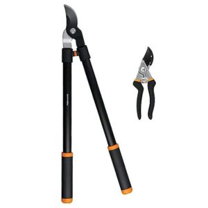 2-Pc Fiskars Lopper & Hand Pruner Garden Tool Set