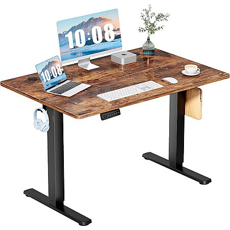 48" Dumos Electric Adjustable Height Workstation Standing Desk (2 Colors)