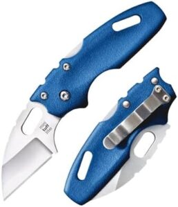 Cold Steel Mini Tuff Lite Knife 2" Sheepsfoot Blade w/ 3" Griv-Ex Handle