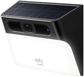 Prime Members: eufy Security S120 2K Solar Wall Light Wireless Outdoor Camera