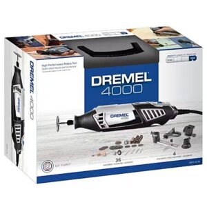 Dremel 1.6A 6" Rotary Tool w/ 2 Guides, Grip Attachment & 36 Accessories