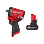 Milwaukee M12 FUEL 12V Stubby 1/2" Impact Wrench + 5.0 Ah XC High Output Battery