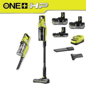 Ryobi 18V ONE+ HP Brushless Stick Vacuum w/ 2x 4Ah HP + 1x 2Ah HP Batteries & Charger