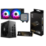 2TB SPATIUM M470 SSD + 750W MAG A750GLS PCIE5 PSU + MAG CORELIQUID A13 240 Cooler