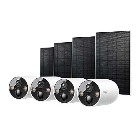 Costco Members: 4-Pk TP-Link Tapo TC85 2K Security Camera w/ Solar Panel