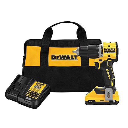 Dewalt ATOMIC 20V Cordless 1/2" Compact Hammer Drill w/ 3.0Ah Battery & Charger