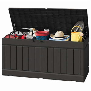 Homall 82 Gallon Outdoor Storage in Resin Deck Box (Black) $49.99 + Free S&H at Walmart
