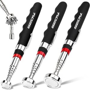 3-Pk 30" Sedy Extendable Telescoping Magnetic Grabber Tool (30/40/80 Lbs. Force)