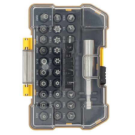 31-Pc DeWALT Security Screwdriver Bit Set w/ Storage Case