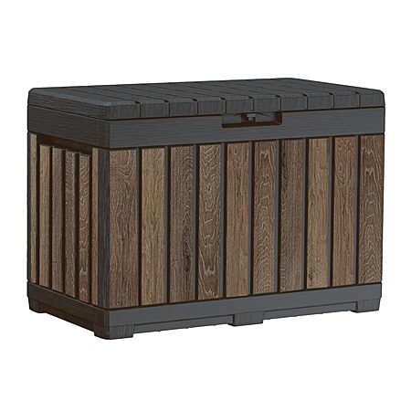 50-Gal Keter Signature Everwood Resin Deck Box