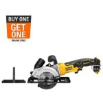 BOGO DeWalt ATOMIC 20V MAX Cordless Brushless 4-1/2 in. Circular Saw & Free 1.7 Ah Powerstack Starter Kit $129