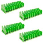 Cenfoge Plier Organizer/ Rack, Cutter Organizer with Non-Slip Rubber Base, Organizer for Tool Box Drawer (4 PC-Green) $14.49