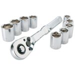 10-Pc. Craftsman 3/8" Drive Polished Chrome Mechanics Tool Set (Metric)