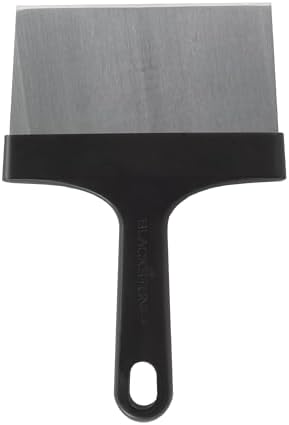 6" Blackstone Stainless Steel Griddle Scraper w/ Plastic Handle